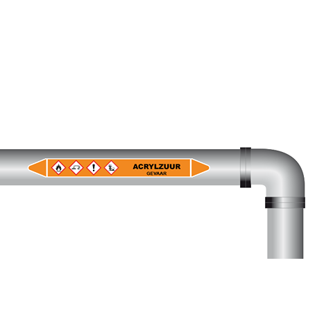 Acrylzuur sticker