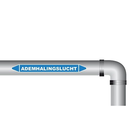 Ademhalingslucht sticker