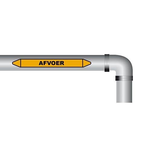 Afvoer sticker