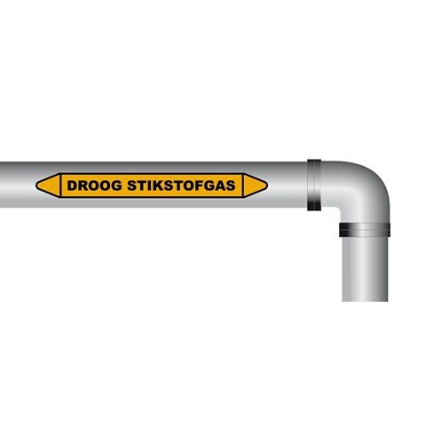 Droog stikstofgas sticker