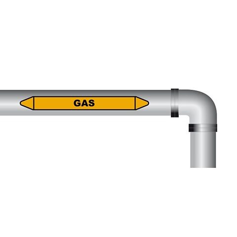 Gas sticker