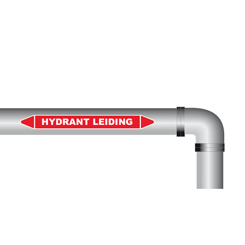 Hydrant leiding sticker