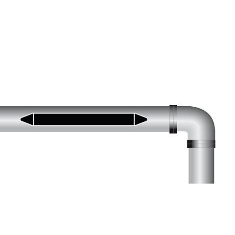 Niet ontvlambare stoffen beschrijfbare sticker