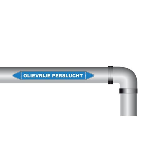 Olievrije perslucht sticker