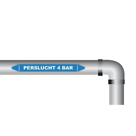 Perslucht 4 bar sticker