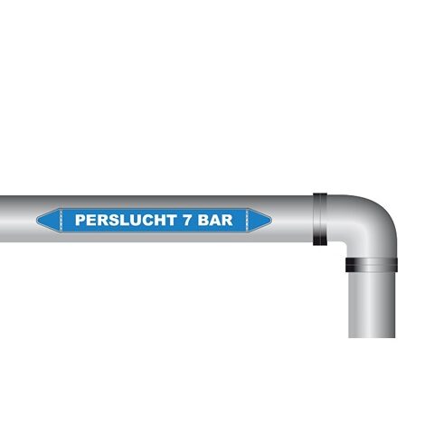 Perslucht 7 bar sticker