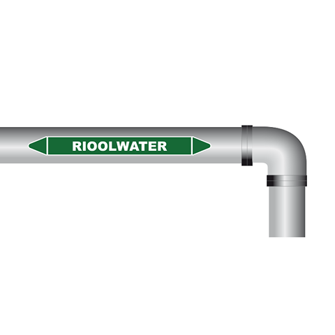 Rioolwater sticker