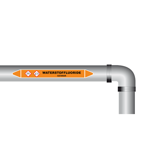 Waterstoffluoride sticker