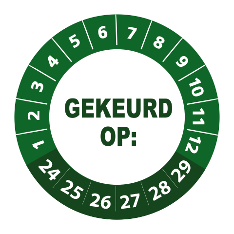 Gekeurd op sticker 2024 - 3 cm op rol - Afbeelding 4